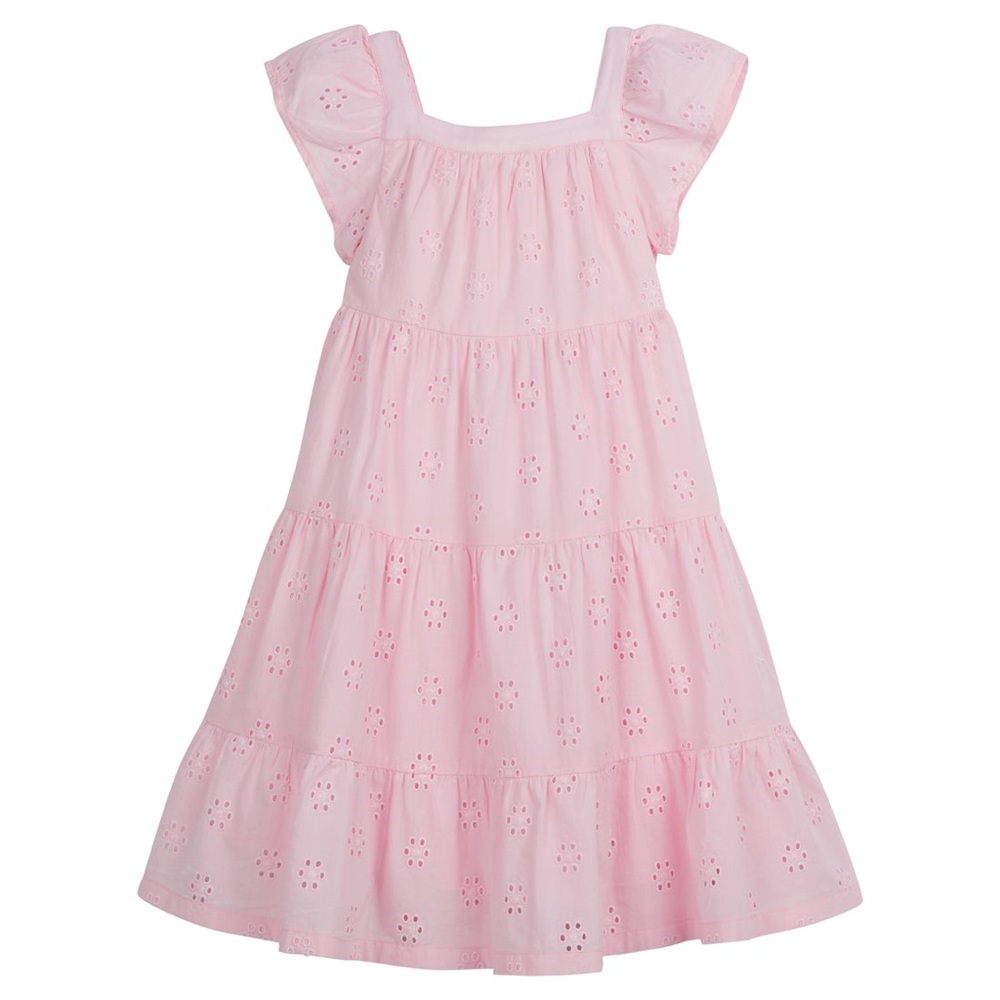 Little English Wilder Dress - Light Pink Eyelet